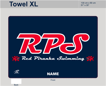 RPS Custom XL Microfiber Towel - 51"x35"