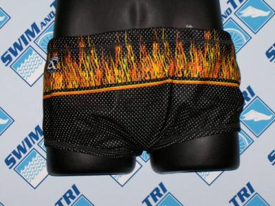 Flames Mesh Drag Suit