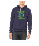 Broadstone Barracudas Navy Hoodie with Full B Logo