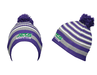 JETS Pom Pom Beanie w/Logo