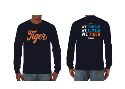 Memphis Tiger Rumble Tumble LS Shirt