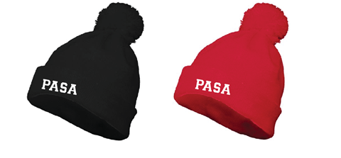 PASA Pom Pom Beanie w/Logo