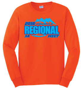 2016 3A Regional Meet Long Sleeved Shirt