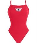 Speedo Thin-Strap One-Piece Lifeguard Suit