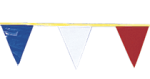 100 Foot Pre-Strung Lightweight Backstroke Flags