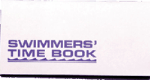 Swimmers Time Log Book