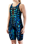 Venzo Genesis Open Back Knee Suit