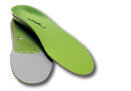 Unisex Superfeet Green (Heavy Walking Light Running)