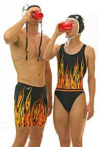 Flames Female Suit